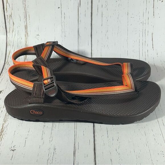 Chaco Bodhi Men’s Adjustable Strap Sandals Slides Brown Size 10 - Picture 1 of 7